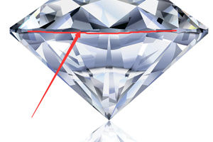 girdling natural diamond